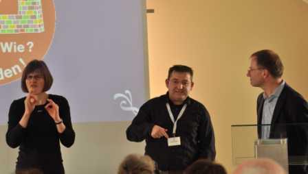 Thorsten Göckeritz mit Cornelia Friedrich und Prof. Dr. Peter Zimmerling © Stephan Richter